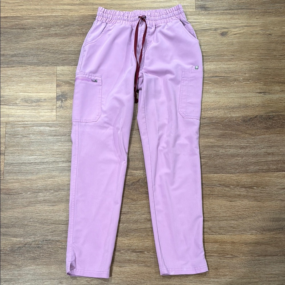 Lilac Drawstring Women’s Scrub Pants